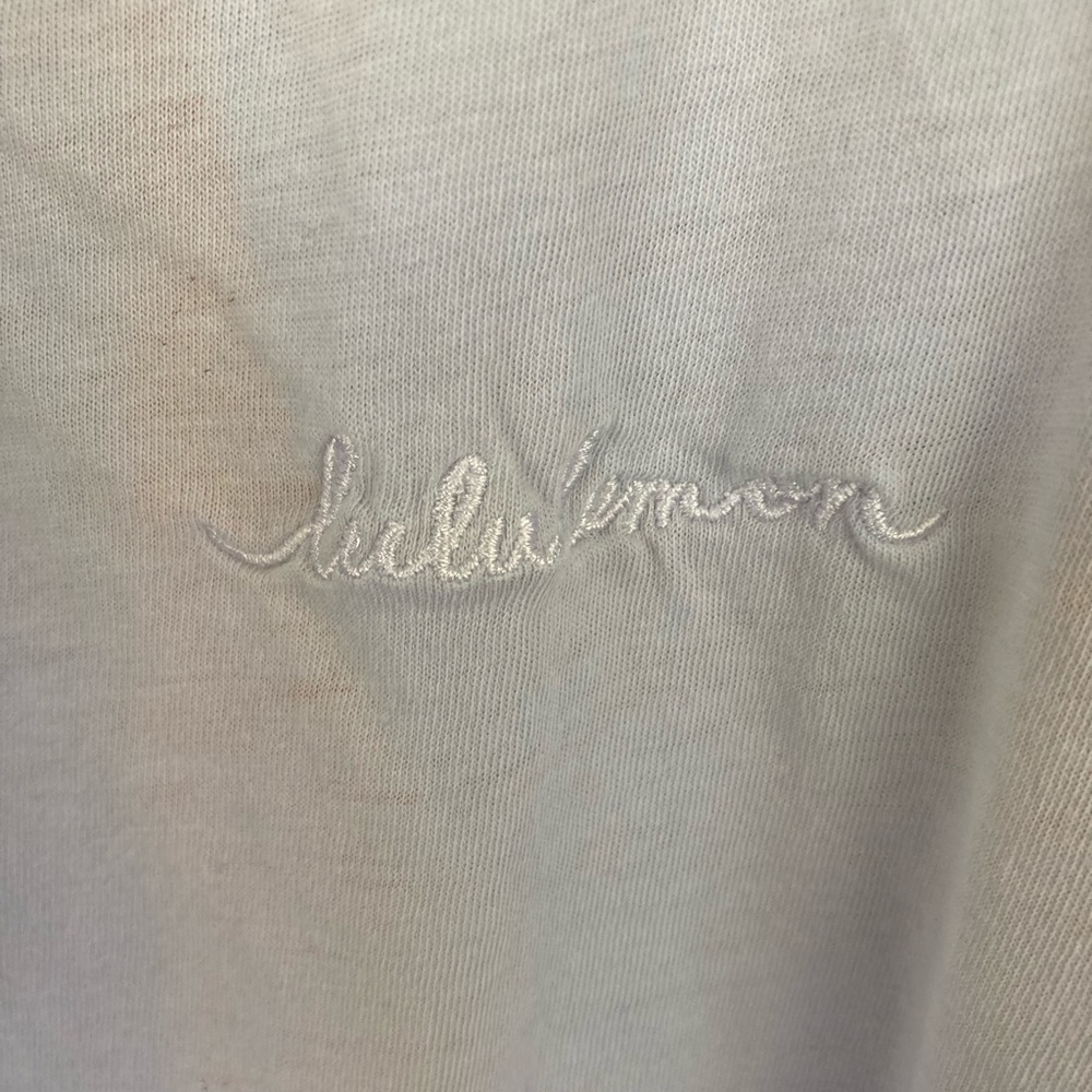 Lululemon tie back shirt